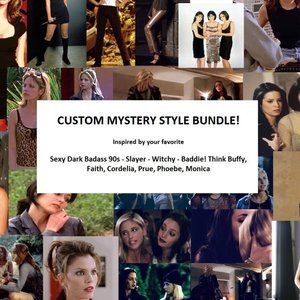 Y2k/90s SLAYER WITCHY BADDIE Custom Mystery Bundle - Leather Grunge Dark Sultry